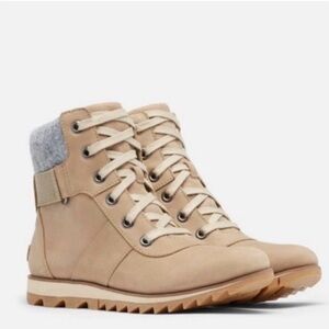 SOREL Harlow conquest boot 8.5 tan/gray